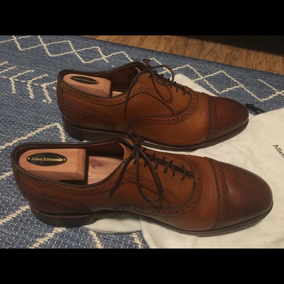 Allen Edmonds Strand 11.5 Walnut - Picture 3 of 7